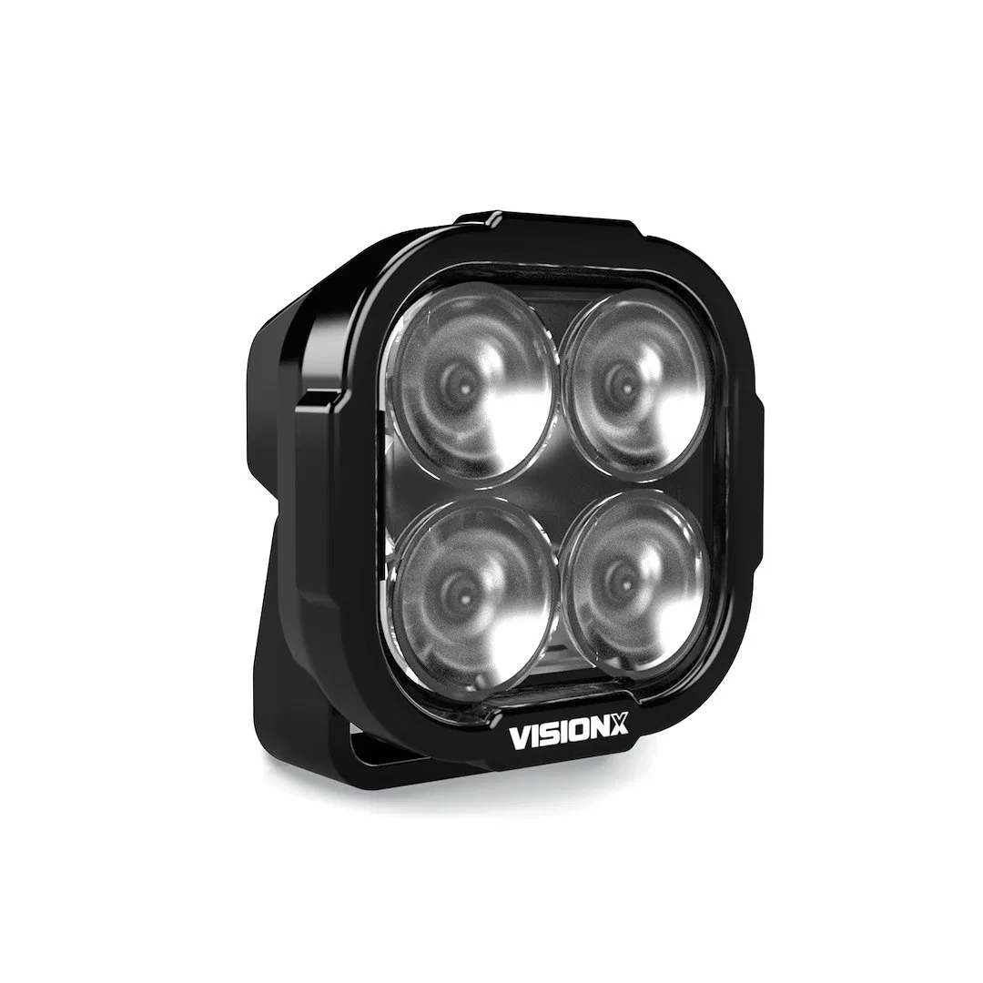 DURA2-WL460 – VISION X Work Light, Cree XPL2 HD 8 Watt 3 Inch Square Bracket Mount 32 Watt 2.67 Amp At 12 Volt X-Driv...